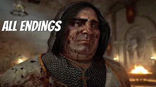 Assassin's Creed Valhalla Siege of Paris DLC ALL ENDINGS - Kill Vs Spare The Mad King Charles