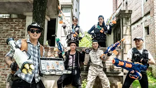 SEAL X Nerf War : SWAT Warriors Nerf Guns Fight Dr Ken Crazy Arrest A Group Of Diamond Robbers