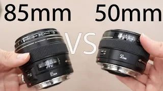 Canon 50mm f1.4 vs Canon 85mm f1.8  Best Portrait Lens?