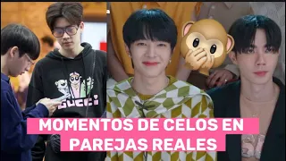 Momentos de CELOS de parejas REALES de series Bl 🙈