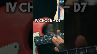 Slick Blues Chord Change Lick in A #bluesguitar