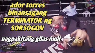 Terminator ng Sorsogon ADOR TORRES tagumpay laban sa thai boxer