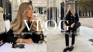 CARTIER UNBOXING, SHOPPING IN LONDON & SKIN CARE ROUTINE | VLOG | Freya Killin