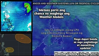Weather Update Today July 14 2021 | PAGASA Weather Forecast | LPA