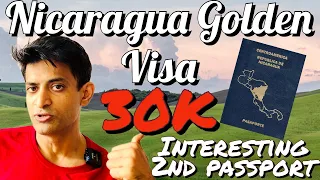 Nicaraguan Golden Visa at 30k, flexible residency and a decent second passport