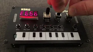 Korg NTS-1 as drum machine -testing-