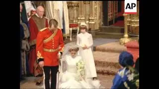 THE ROYAL WEDDING - COLOUR - NO SOUND