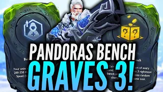 Carrying GRAVES 3 ⭐⭐⭐ w/ Built Different + Pandora's Bench! | Teamfight Tactics Set 7.5 Patch 12.18