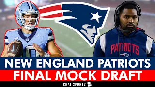 FINAL New England Patriots 7-Round 2024 NFL Mock Draft Ft. Drake Maye | Patriots Draft Rumors