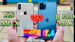 iPhone 11 Pro Max vs iPhone XS Max comparison in 2024