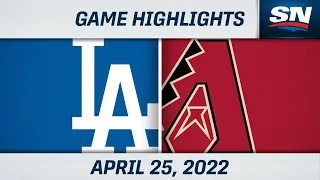 MLB Highlights | Dodgers vs. Diamondbacks - Apr. 25, 2022