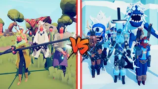 SHINOBI ( NARUTO ANIME ) TEAM VS NEW VIKING FACTION | Totally Accurate Battle Simulator