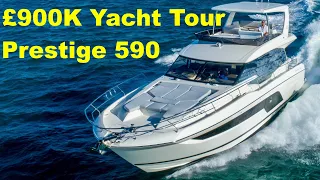 £900K Yacht Tour : Prestige 590