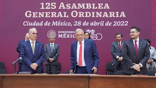 125 Asamblea General Ordinaria del Infonavit, desde Palacio Nacional