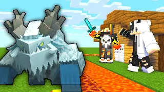 MUTANT FROSTMAU 😱 vs THE MOST SECURE MINECRAFT VILLAGE