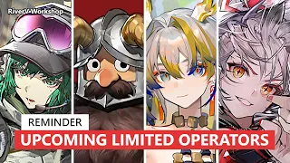 Upcoming Limited/Collab Operators | Arknights/明日方舟 今後の限定オペレーター集