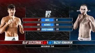 Olaf Szcześniak - Nazar Romaniuk. Skrót walki | Polsat Boxing Promotions 10