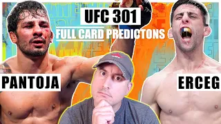 UFC 301: Pantoja vs. Erceg FULL CARD Predictions and Bets