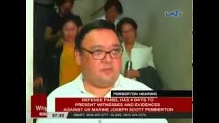 Defense panel has 4 days to present witnesses & evidence vs Pemberton