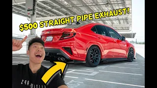 ONLY $500 Budget Friendly Exhaust System For Your 2022 SUBARU WRX!