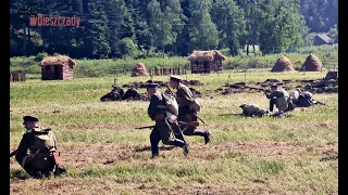 Rekonstrukcja bitwy stoczonej w maju 1915 r. w Bieszczadach (fragment)