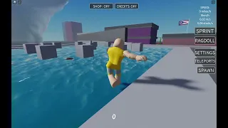 Walking on water glitch in PS's Accurate Euphoria Ragdoll