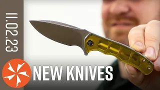 New Knives for the Week of November 2nd, 2023 Just In at KnifeCenter.com