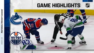 Canucks @ Oilers 10/3 | NHL Highlights 2022