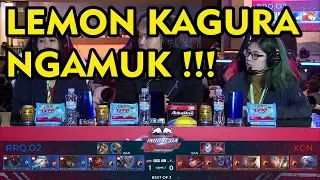 Lemon Kagura Ngamuk Nggak ada Obat !! RRQ vs XCN IEC 2018 Mobile Legends