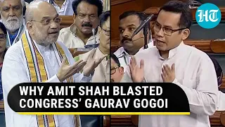 Amit Shah Roars In Lok Sabha After Gaurav Gogoi’s Comment On PM Modi | Watch What Happened