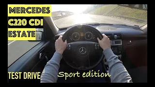 Mercedes-Benz C Class (S203) Estate 220CDI 2006 150HP | POV TEST DRIVE | 0-100 by #GearUp