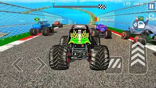 Monster Truck Mega Ramp Impossible Racing - GT Car Extreme Stunts Driver - Android GamePlay