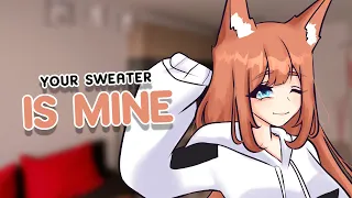 Needy Kitsune Girlfriend Swipes your Hoodie - Kitsune x Listener (ASMR Roleplay) [F4A] [sleep aid]