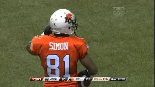 CFL Geroy Simon Sets All-Time Receiving Yards Record