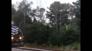 Train smashing coins