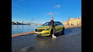 Между двумя столицами на Шкода Суперб. Тест Skoda Superb.