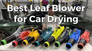 Best Leaf Blower for Car Drying - EGO, Milwaukee, DEWALT, Makita, RYOBI, Greenworks, Kobalt, or SKIL