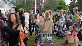 Rainbow gathering in Jokkmokk, Sweden 13 August 2019