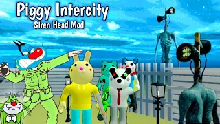🥶Siren Head Attacked Oggy Camp- Piggy Interciy Siren Head mod with Oggy and Jack gameplay