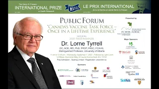 Dr. Lorne Tyrrell - 2022 U Ottawa Friesen Lecture - September 7, 2022