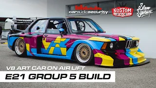 BMW E21 Group 5 V8 "Art Car" on Air Lift & Custom chassis | Slam Sanctuary x Car Audio & Security