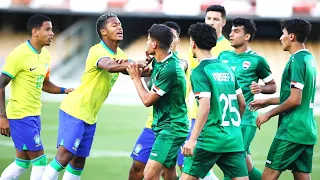 Brazil U20 vs Iraq U20 | Highlights 25-4-2023 | U20 World Cup Preparations | Brasil Sub 20 vs Iraque