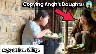 Naga Angh's Daughter eats differently😱,Ngangching Village,Aoleang|Nagaland 🇮🇳