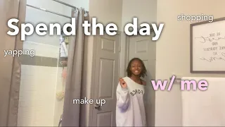 Spend the day with me(feat. Lil period) |shopping|room clean up| getting self together