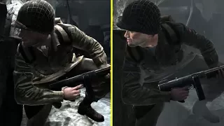 Medal of Honor Airborne Trailer vs Retail PC Graphics Comparison