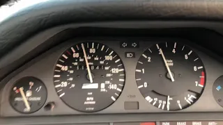 Bmw 325i 1987 test drive on Freeway