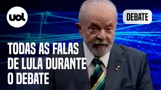 Debate presidencial: veja todas as frases de Lula durante o Debate UOL do segundo turno