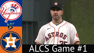 Astros VS Yankees ALCS Condensed Game 1 Highlights 10/19/22