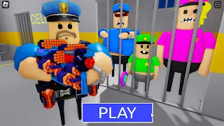 NERF BARRY'S PRISON RUN! New Scary Obby (#Roblox)