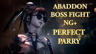 Stellar Blade NG Plus| Abaddon Boss Fight HARD Mode - No Damage| Aggresive Combat Gameplay